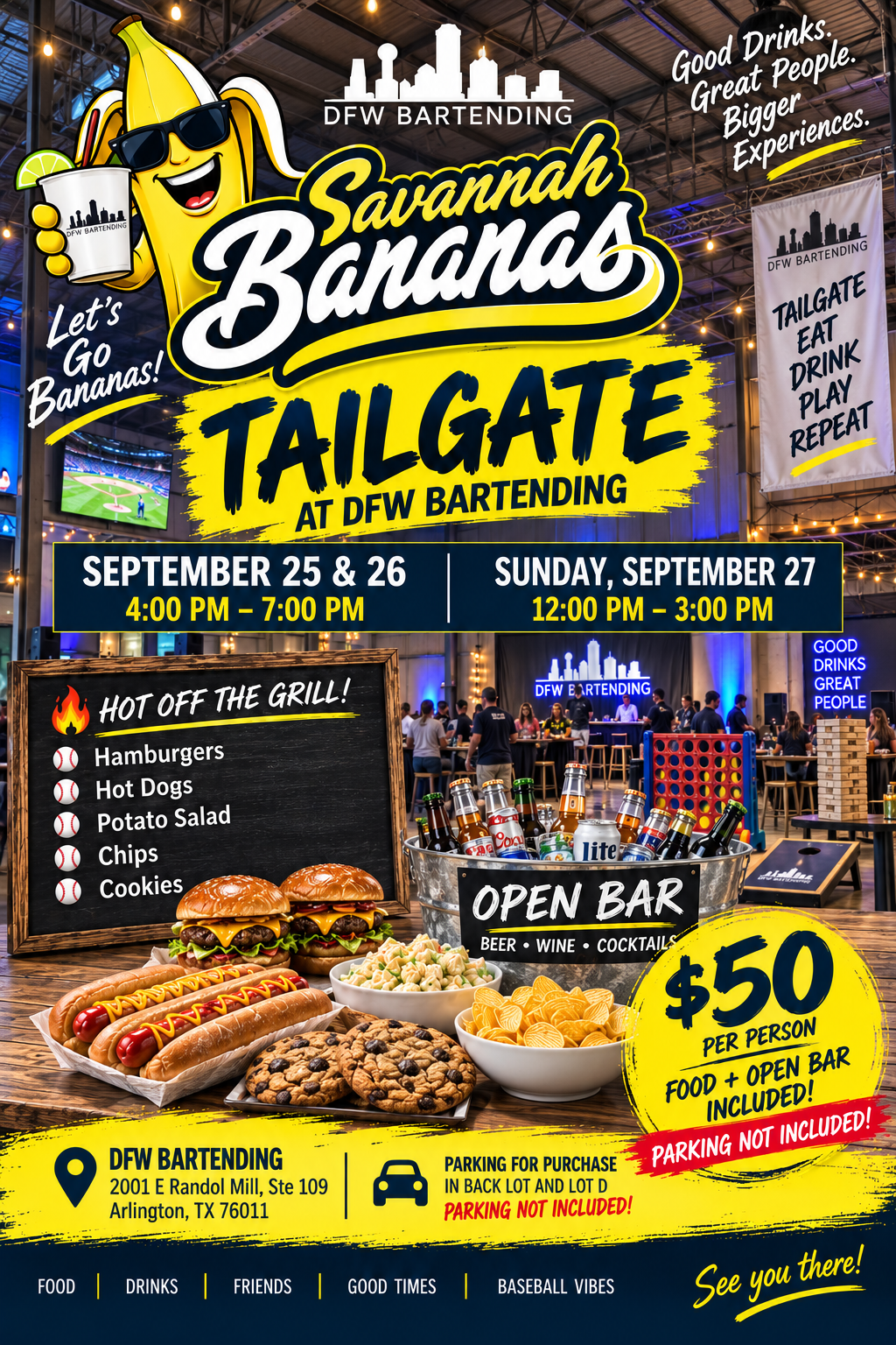 Savannah Bananas Tailgate Warehouse